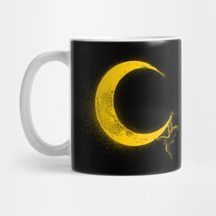 Climbing moon Mug